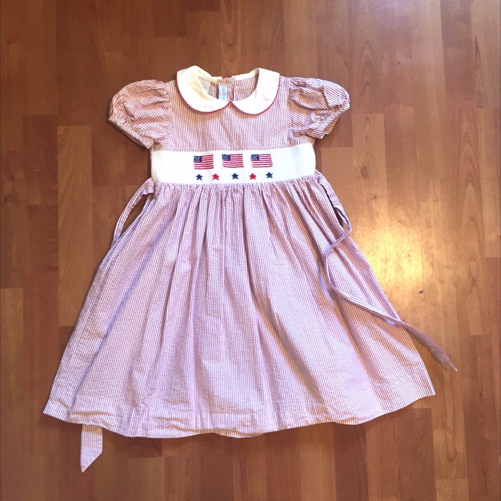 Patriotic Smocked Dress